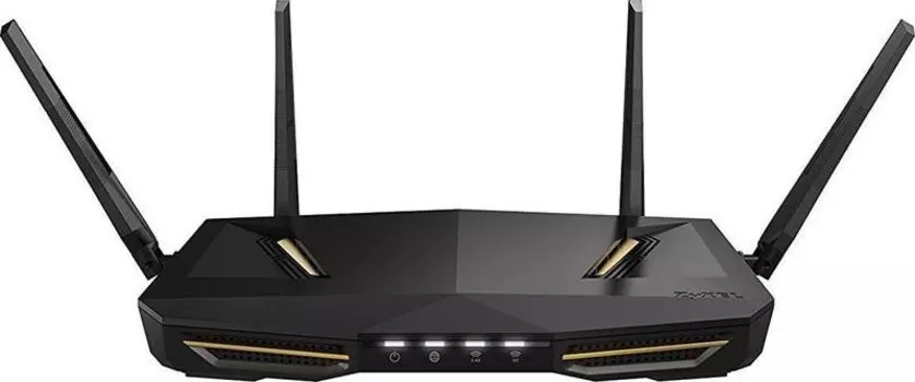 Wi-Fi роутер ZyXEL Armor Z2, 802.11a/b/g/n/ac, 2.4 / 5 ГГц, до 1.73 Гбит/с, LAN 4x1 Гбит/с, WAN 1x1 Гбит/с, внешних антенн: 4, 1шт.xUSB 2.0, 1шт.xUSB 3.0 (NBG6817-EU0101F)