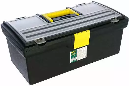 Ящик для инструмента 16" 40.5 см x 21.5 см x 16 см, пластик, ручка, FIT (65501)