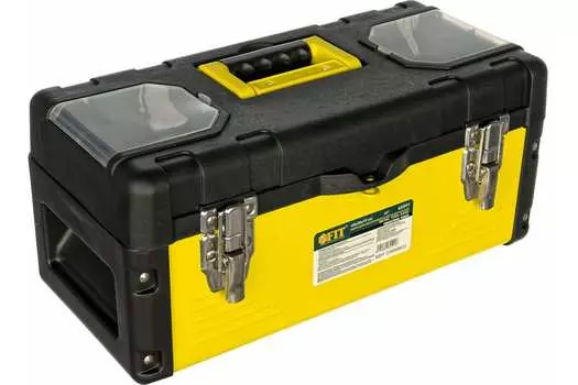 Ящик для инструмента 16" 40 см x 20 см x 19 см, пластик, ручка, FIT (65591)