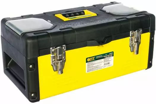 Ящик для инструмента 18" 45 см x 24 см x 20 см, пластик, ручка, FIT (65592)