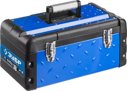Ящик для инструмента 18" 47 см x 24 см x 21.5 см, комбинированный, ручка, ЗУБР Профессионал СПЕЦ-18 (38155-18_z01)