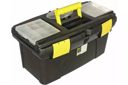 Ящик для инструмента 19" 49 см x 24 см x 27.5 см, пластик, ручка, FIT (65573)