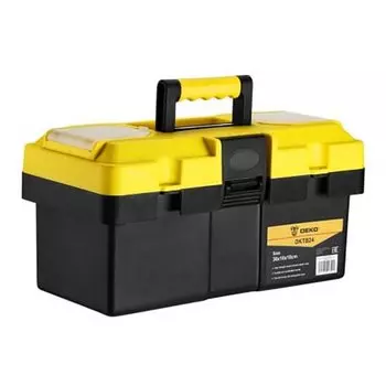 Ящик для инструмента 36 см x 18 см x 16 см, пластик, ручка, Deko DKTB24 (065-0829)