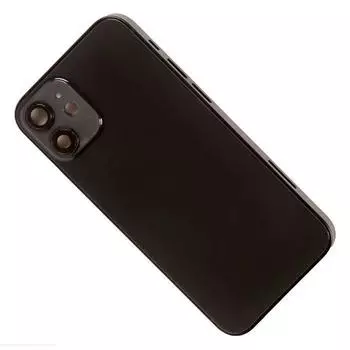 Задняя крышка в сборе с рамкой для Apple iPhone 12 Mini, черный (841590)