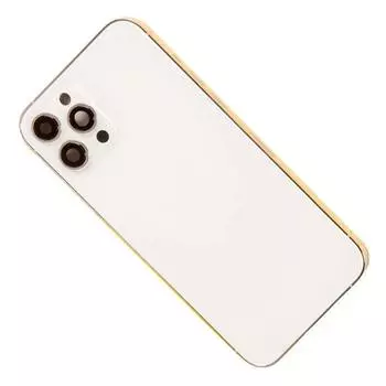 Задняя крышка в сборе с рамкой для Apple iPhone 12 Pro Max, белый (841598)
