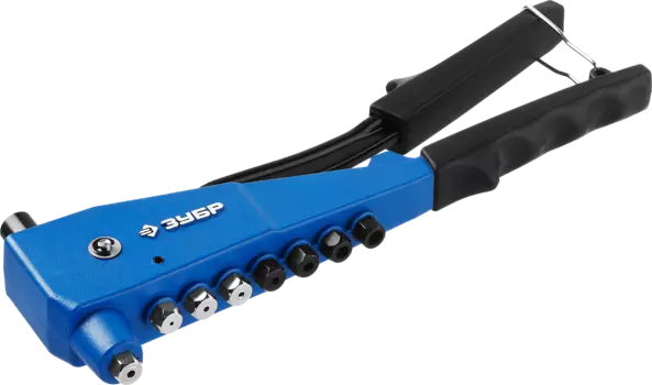 Заклепочник ЗУБР ПРОФЕССИОНАЛ К-М6, классический, заклепки: вытяжные/резьбовые (31196_z01)