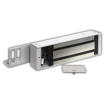 Замок электромагнитный ОЛЕВС НЗМИ М2-300, накладной, 12В, сила удержания до 300кг белый