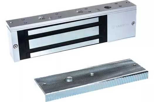 Замок электромагнитный TANTOS TS-ML500, накладной, 12В, НО, сила удержания до 500кг серебристый (00-00017701)