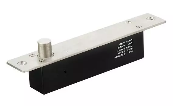 Замок электромеханический TANTOS TRD-1086C, врезной, 12В/24В, сила удержания до 1000кг серебристый (00-00016338)