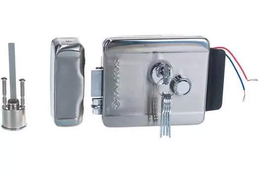 Замок электромеханический TANTOS TS-EL2369 Classic, накладной, 12В, НЗ серебристый (00-00034218)