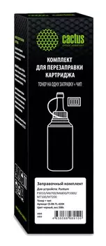 Заправочный набор лазерный Cactus CS-RK-TL-420X, 200 г, черный для Pantum P3010/ M6700/ M6800/ P3300/ M7100/ M7200/ P3300 (TL-420H) совместимый, с чипом