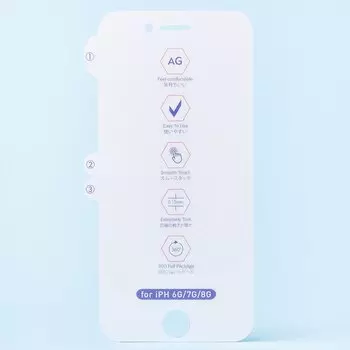 Защитная пленка Kurato RORI для смартфона Apple iPhone 7/8 силиконовая, матовая (112222)