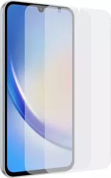 Защитная пленка Samsung для экрана смартфона Samsung Galaxy A34, FullScreen, поверхность глянцевая, 2 шт. (EF-UA346CTEGRU)