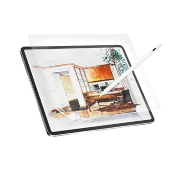 Защитная пленка SwitchEasy для экрана планшета Apple iPad Pro 12.9", FullScreen, поверхность глянцевая(суперпрозрачная) (MPD212107TR22)