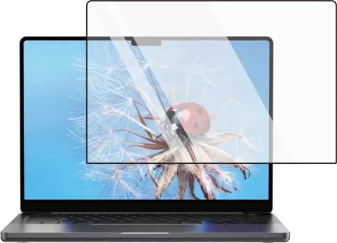 Защитная пленка SwitchEasy EasyVision Screen Protector для Apple MacBook Air 15 M2/M3, матовая, черный (SMBA15055TR23)