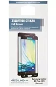 Защитное стекло 3D Red Line для смартфона Samsung Galaxy S8 Plus Full Screen, с золотистой рамкой (УТ000010822)