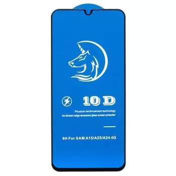 Защитное стекло Activ Clean Line 3D для экрана смартфона Samsung Galaxy A15 5G, FullScreen, поверхность глянцевая, черная рамка, 3D (226217)