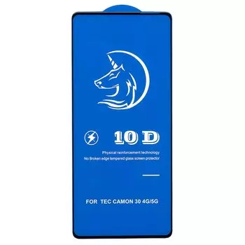 Защитное стекло Activ Clean Line 3D для экрана смартфона Tecno Camon 30 5G, FullScreen, поверхность глянцевая, черная рамка, 3D (231115)