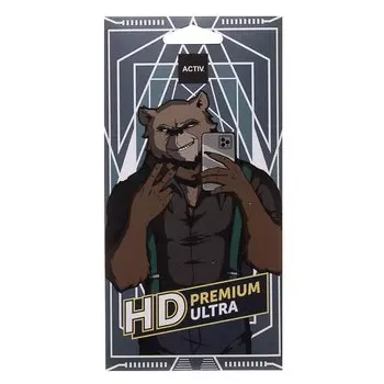 Защитное стекло Activ Clean Line 3D для экрана смартфона Samsung SM-S711 Galaxy S23FE, FullScreen, поверхность глянцевая, черная рамка, 3D (221431)