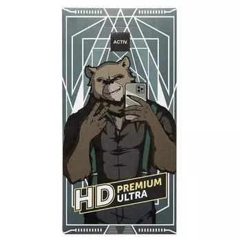 Защитное стекло Activ Clean Line 3D для экрана смартфона Tecno Spark Go 1/Pop 9 4G, Full Screen/Full Glue, поверхность глянцевая, черная рамка, 2.5D (235674)