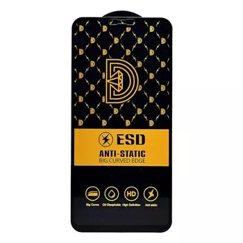 Защитное стекло Activ Clean Line 3D для экрана смартфона Oppo A3 2018, FullScreen, поверхность глянцевая, черная рамка, 2.5D (238746)