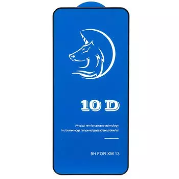 Защитное стекло Activ Clean Line 3D для экрана смартфона Xiaomi 13, Full screen, поверхность глянцевая, черная рамка, 3D (213263)