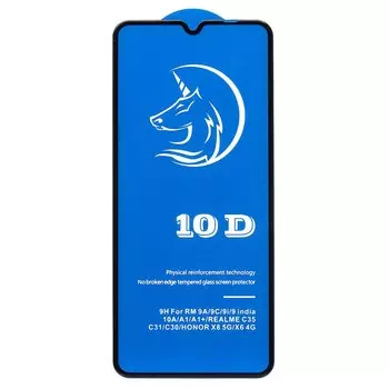 Защитное стекло Activ Clean Line 3D для экрана смартфона Xiaomi Redmi A2+, Full screen, поверхность глянцевая, черная рамка, 3D (218358)