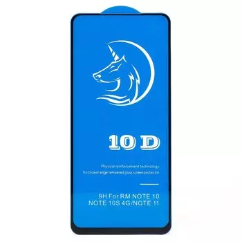 Защитное стекло Activ для экрана смартфона Xiaomi Redmi Note 11, Full screen, ударопрочное, поверхность глянцевая, черная рамка, 3D (205279)