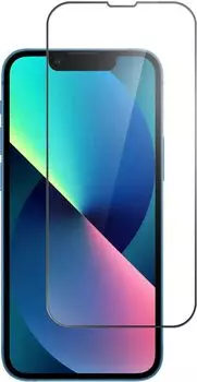 Защитное стекло BoraSCO для экрана смартфона Apple, Full Screen/Full Glue, поверхность матовая, черная рамка (40434)