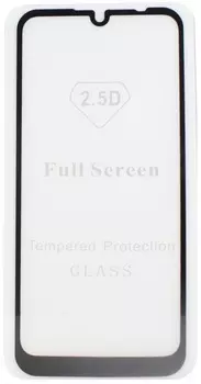 Защитное стекло BQ для экрана смартфона BQ Fest 5565L, Full Glue, ударопрочное, поверхность глянцевая, черная рамка, 2.5D