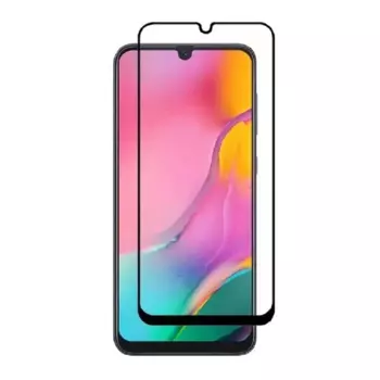 Защитное стекло BQ для экрана смартфона BQ Slim 6061L, Full Glue, ударопрочное, поверхность глянцевая, черная рамка, 2.5D