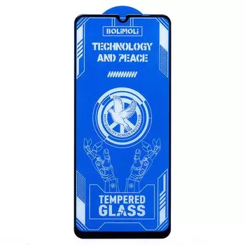 Защитное стекло Brera 2,5D для экрана смартфона Xiaomi Redmi A3, FullScreen, поверхность глянцевая, черная рамка, 2.5D (228725)