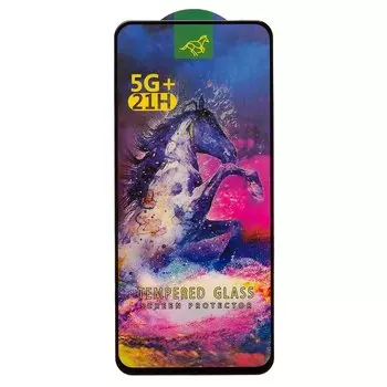 Защитное стекло Brera 2,5D для экрана смартфона Realme 12 + 5G, Full Screen/Full Glue, поверхность глянцевая, черная рамка, 2.5D (229132)