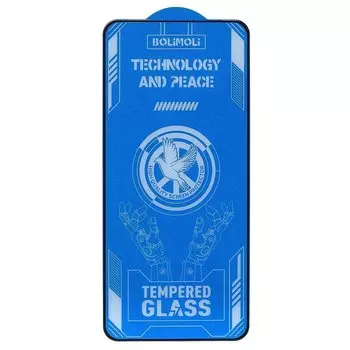 Защитное стекло Brera для экрана смартфона Infinix Hot 40, FullScreen, поверхность глянцевая, черная рамка, 2.5D (226988)