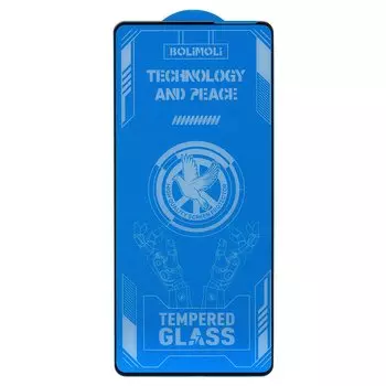 Защитное стекло Brera для экрана смартфона Xiaomi Redmi Note 13 Pro 4G Global, FullScreen, поверхность глянцевая, черная рамка, 2.5D (228051)