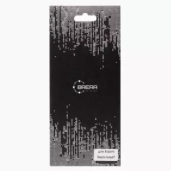 Защитное стекло Brera для экрана смартфона Xiaomi Redmi Note 8T, FullScreen, 2.5D, черная рамка (114072)