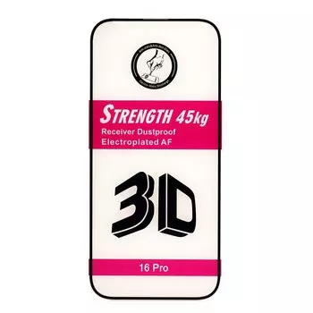 Защитное стекло Cellis Flex Pro для экрана смартфона Apple iPhone 16 Pro, Full Screen/Full Glue, поверхность глянцевая, черная рамка (234380)