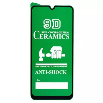 Защитное стекло Ceramics для экрана смартфона Samsung SM-M215 Galaxy M21/SM-M307 Galaxy M30s/SM-M315 Galaxy M31/SM-M215G Galaxy, Full screen, ударопрочное, черная рамка, 2.5D (213214)