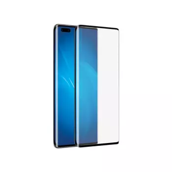 Защитное стекло DF для экрана смартфона Huawei Mate 40 Pro, FullScreen, черная рамка, 3D DF (hwColor-125 (black))