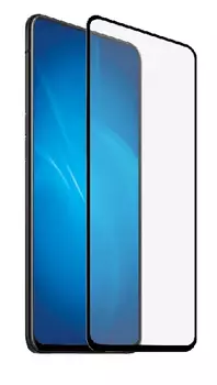 Защитное стекло DF для смартфона Oppo Reno 2/ Reno 2Z ударопрочное, fullscreen, , с черной рамкой (oColor-11)