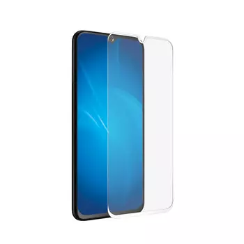 Защитное стекло DF для смартфона Samsung Galaxy A70 закаленное, с белой рамкой (DF sColor-76 (white))