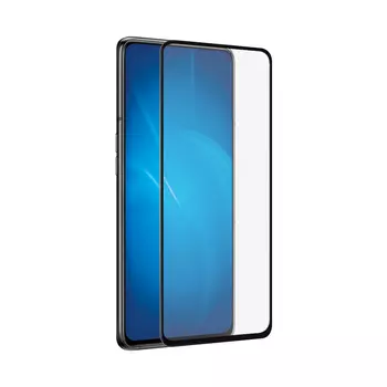 Защитное стекло DF для смартфона Samsung Galaxy A80 Full Screen, c черной рамкой (sColor-80 (black))