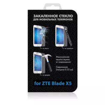Защитное стекло DF для смартфона ZTE Blade X5