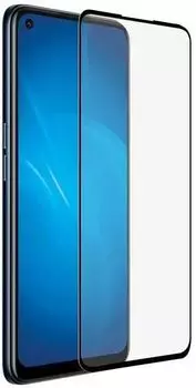 Защитное стекло DF oColor-24 для экрана смартфона Oppo A54 4G, FullScreen, черная рамка (DF OCOLOR-24 (BLACK))