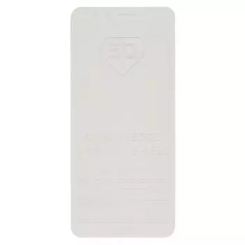 Защитное стекло для экрана смартфона Huawei Honor 9 Lite, Full screen, защита динамика, ударопрочное, белая рамка, 3D (654457)