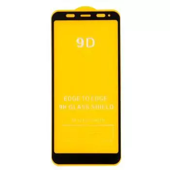 Защитное стекло для экрана смартфона Xiaomi Redmi Note 5, Full Glue, защита динамика, ударопрочное, черная рамка, 9D (805640)