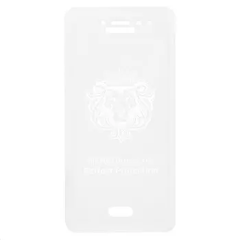 Защитное стекло Full Screen для экрана смартфона Samsung SM-J250 Galaxy J2 2018, FullScreen, поверхность глянцевая, белая рамка, 2.5D (86381)