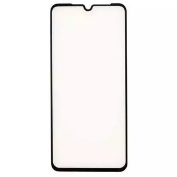 Защитное стекло Premium Krutoff для экрана смартфона Xiaomi Note 7, Redmi Note 7 Pro, Full Glue, защита динамика, ударопрочное, черная рамка (796973)