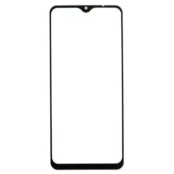 Защитное стекло Premium Krutoff для экрана смартфона Xiaomi Redmi 9, Full Glue, защита динамика, ударопрочное, черная рамка (778005)