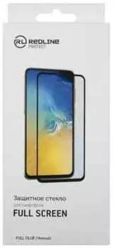 Защитное стекло Red Line для экрана смартфона Huawei P50 Pro, Full screen, поверхность глянцевая, черная рамка, 3D (УТ000031777)